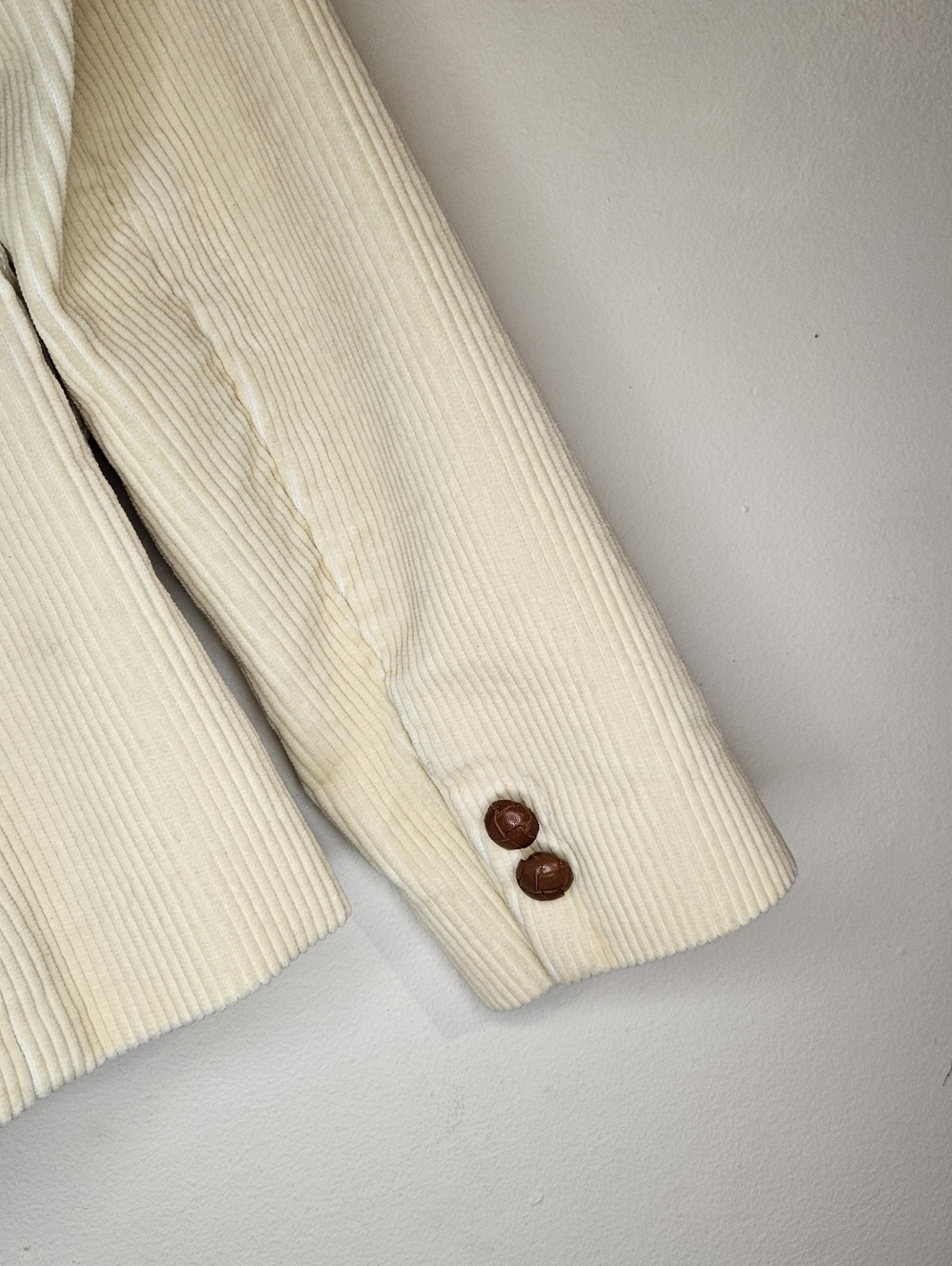 Ralph Lauren Corduroy Blazer – Size 12 – Crème / Beige – Blue Tags - Picture 6 of 14